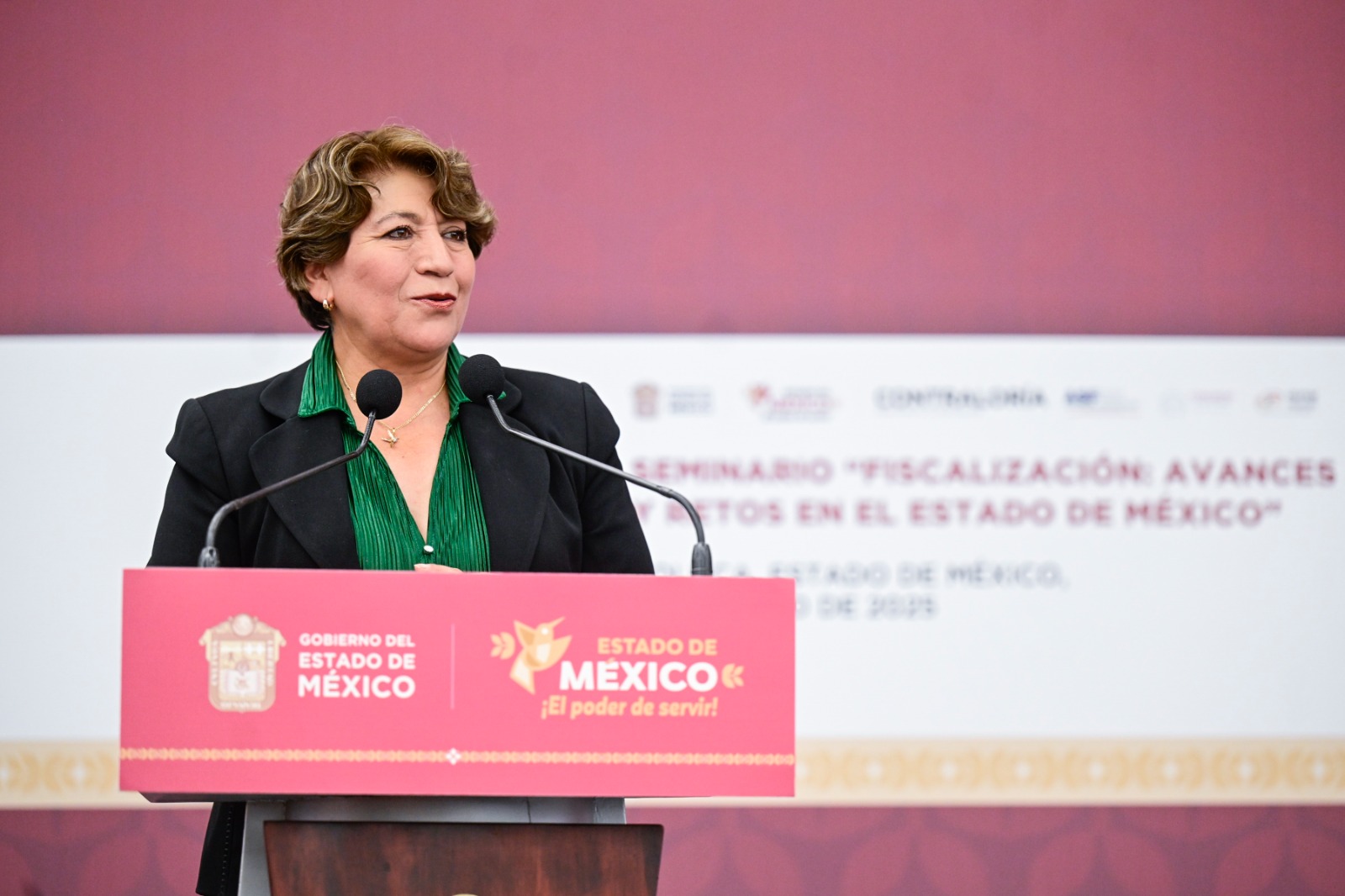Inaugura Gobernadora Delfina Gómez Álvarez seminario de fiscalización para mejorar la rendición de cuentas y el uso de los recursos públicos